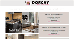 Desktop Screenshot of cuisines-dorchy.com